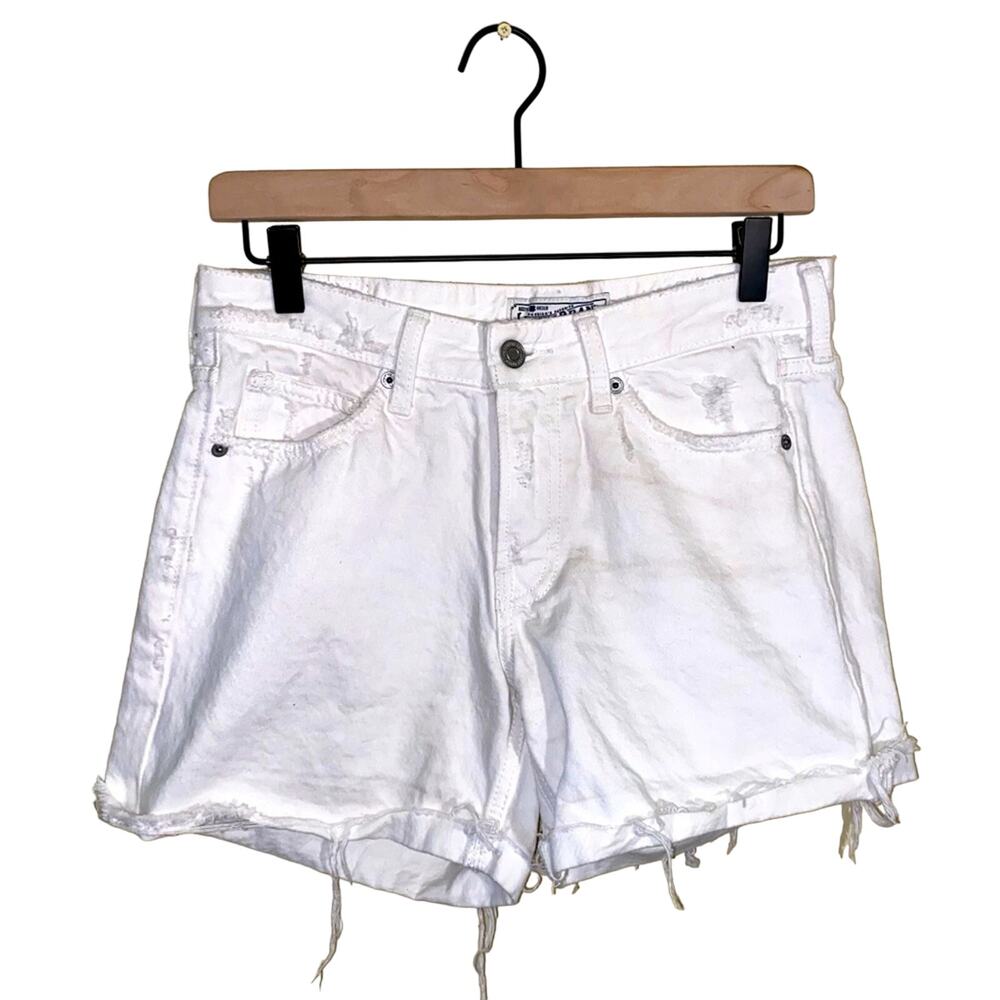 LUCKY BRAND distressed the boyfriend short 25